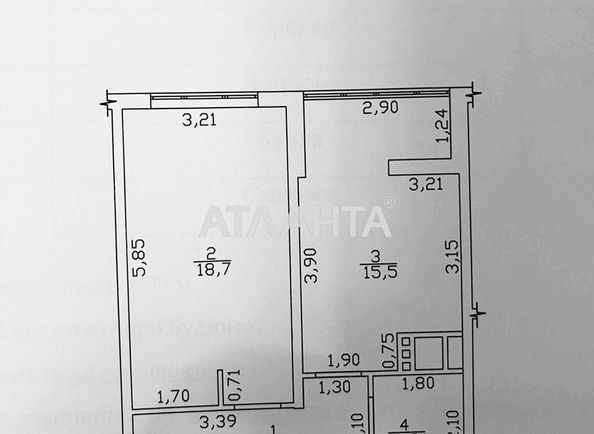 1-кімнатна квартира за адресою Люстдорфська дор. (площа 46 м²) - Atlanta.ua - фото 18
