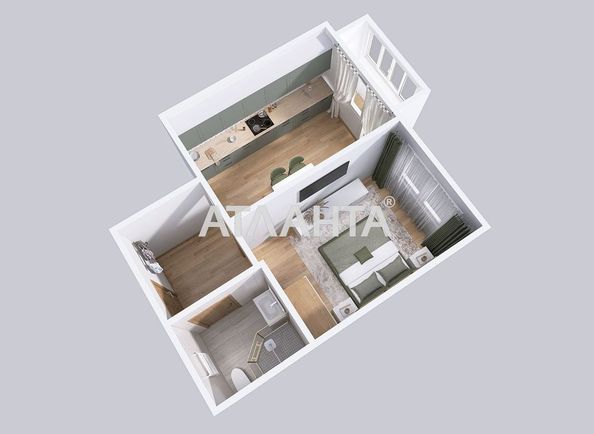 1-room apartment apartment by the address st. Shirokaya (area 35,8 m²) - Atlanta.ua - photo 8