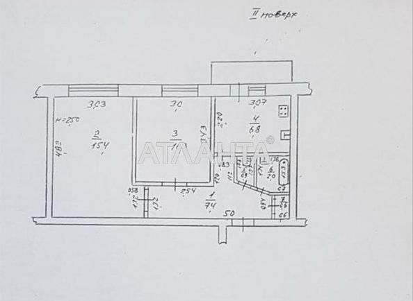 2-комнатная квартира по адресу Овидиопольская дор. 3 (площадь 44,1 м²) - Atlanta.ua