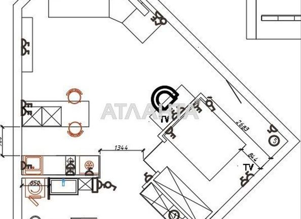 1-комнатная квартира по адресу ул. Дача Ковалевского (площадь 50,1 м²) - Atlanta.ua - фото 5