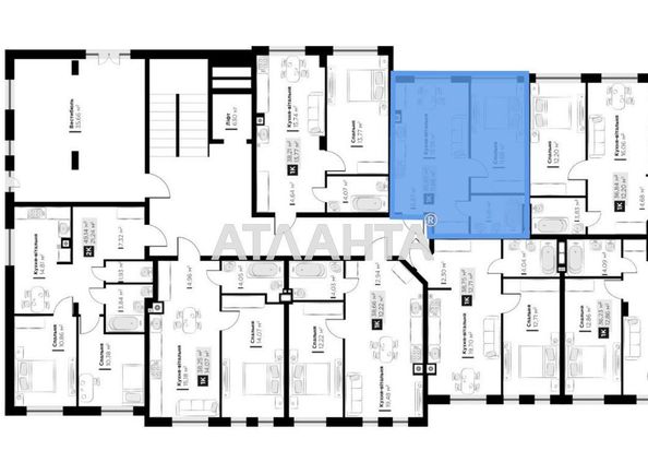 1-кімнатна квартира за адресою вул. Орлика Пилипа (площа 35,9 м²) - Atlanta.ua - фото 8