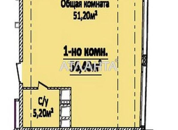 1-кімнатна квартира за адресою вул. Літературна (площа 56,4 м²) - Atlanta.ua - фото 15