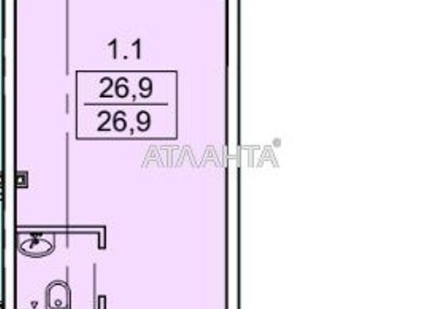 Commercial real estate at st. Vannyy per (area 26,9 m²) - Atlanta.ua - photo 2