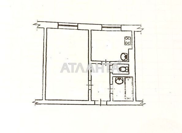 1-room apartment apartment by the address st. Makhachkalinskaya (area 34 m²) - Atlanta.ua - photo 8
