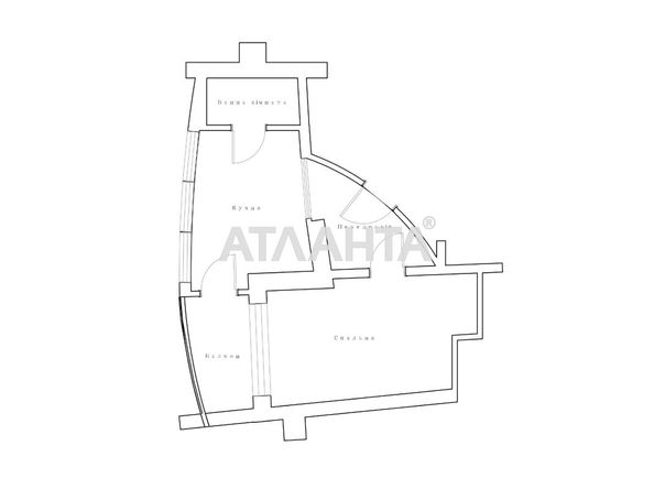 1-room apartment apartment by the address st. Dacha Kovalevskogo Amundsena (area 32,5 m²) - Atlanta.ua - photo 11