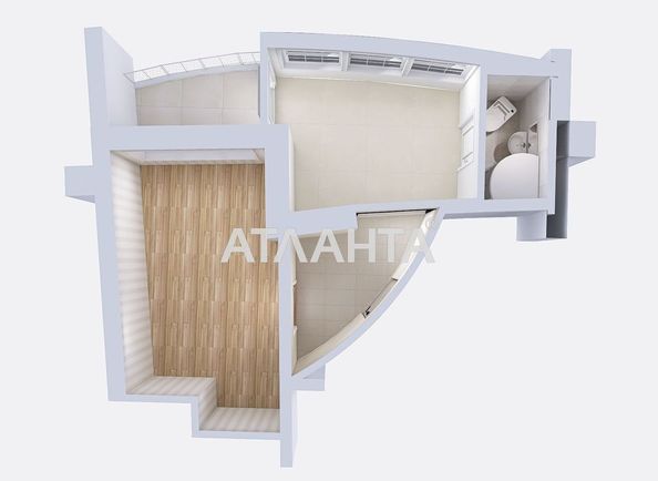 1-room apartment apartment by the address st. Dacha Kovalevskogo Amundsena (area 32,5 m²) - Atlanta.ua - photo 10
