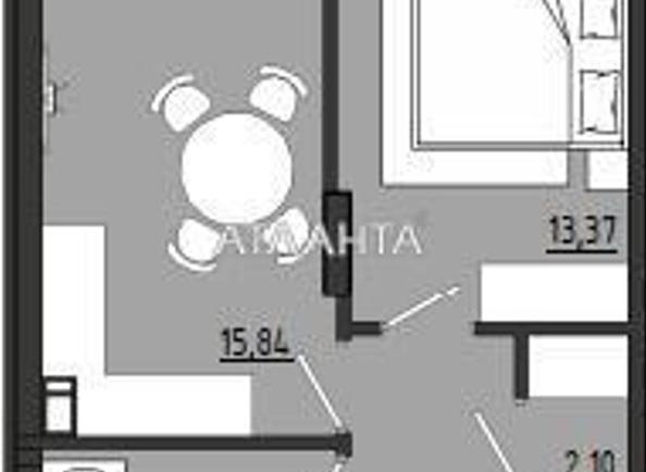 1-room apartment apartment by the address st. Chekhova (area 44,3 m²) - Atlanta.ua - photo 7