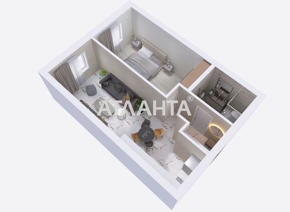 1-room apartment apartment by the address st. Striyska (area 44,9 m²) - Atlanta.ua - photo 13