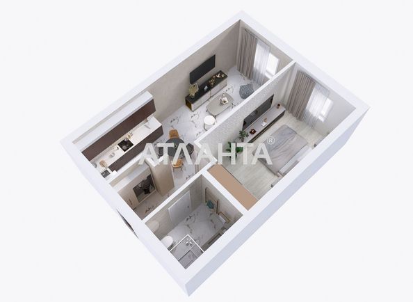 1-room apartment apartment by the address st. Striyska (area 44,9 m²) - Atlanta.ua - photo 12