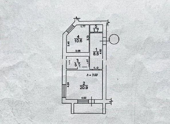 1-room apartment apartment by the address st. Levitana (area 56 m²) - Atlanta.ua - photo 3