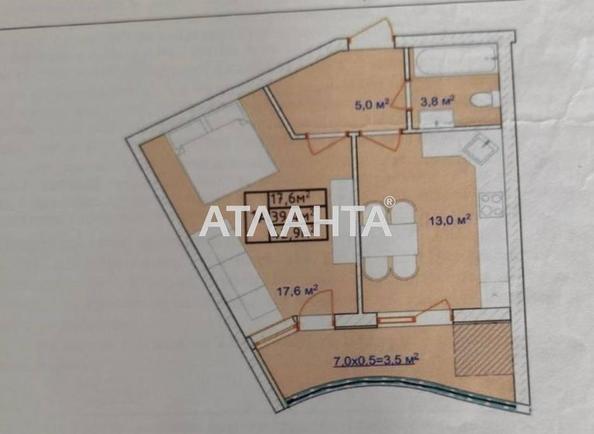 1-комнатная квартира по адресу Фонтанская дор. (площадь 43 м²) - Atlanta.ua - фото 2