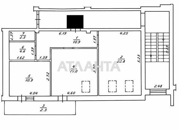 2-комнатная квартира по адресу ул. Весенняя (площадь 70 м²) - фото 6 2-комнатная квартира по адресу ул. Весенняя (площадь 70 м²) - Atlanta.ua - фото 6