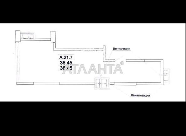 1-комнатная квартира по адресу Тополинный пер. (площадь 36,5 м²) - Atlanta.ua - фото 12