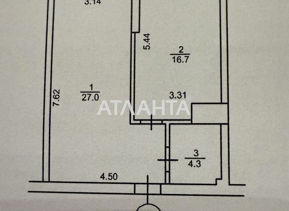 1-room apartment apartment by the address st. Baltiyskiy per (area 53 m²) - Atlanta.ua - photo 16
