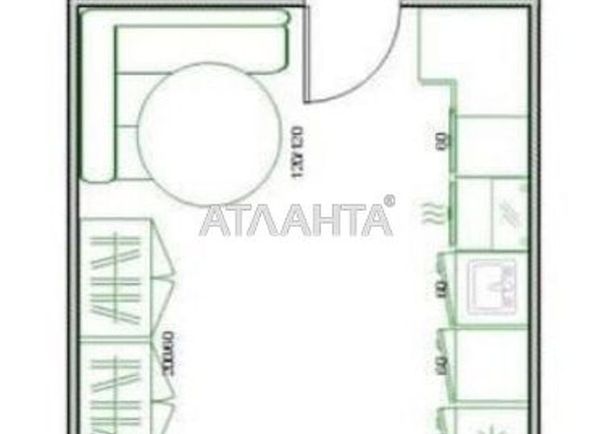 1-room apartment apartment by the address st. Borovskogo Nikolaya (area 30 m²) - Atlanta.ua - photo 11