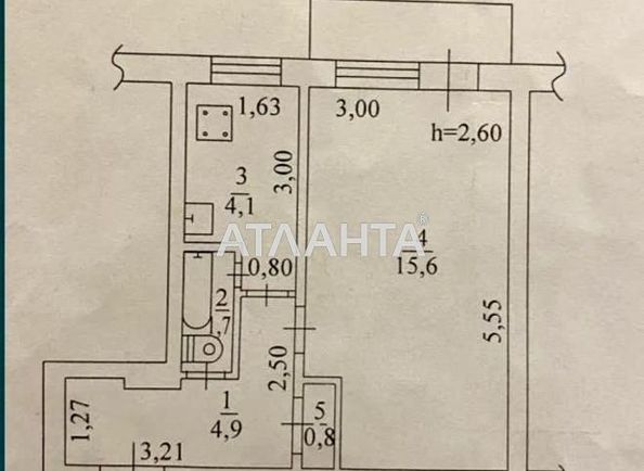 1-комнатная квартира по адресу ул. Хмельницкого Богдана (площадь 28 м²) - Atlanta.ua - фото 19