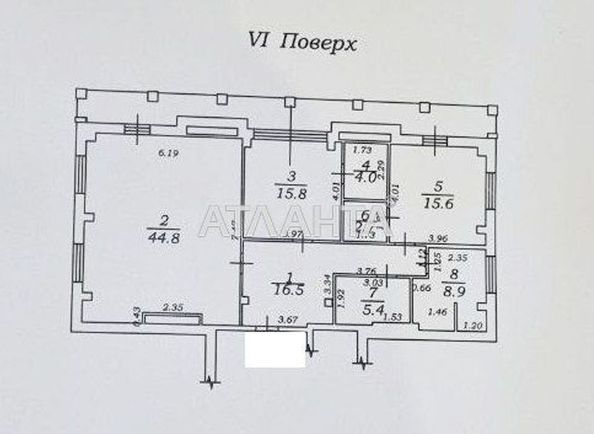 2-кімнатна квартира за адресою Травневий пров. (площа 118,9 м²) - Atlanta.ua - фото 19
