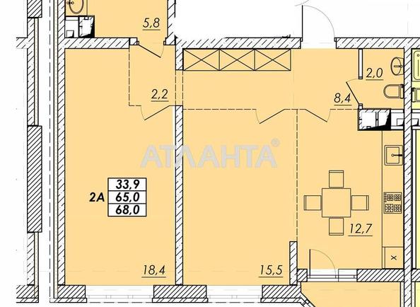 2-rooms apartment apartment by the address st. Prokhorovskaya Khvorostina (area 68 m²) - Atlanta.ua - photo 6