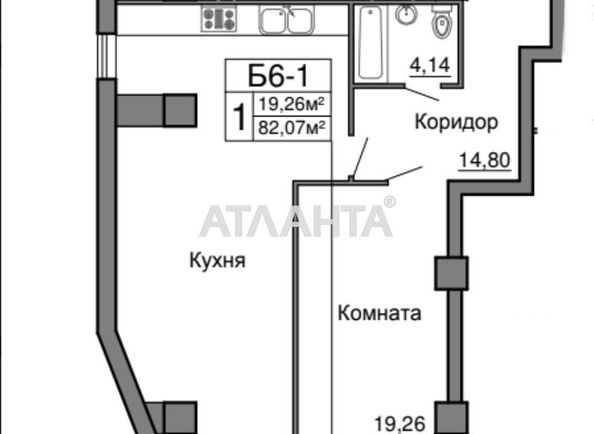 1-room apartment apartment by the address st. Morekhodnyy per (area 83 m²) - Atlanta.ua - photo 4