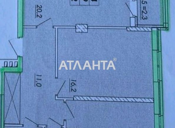 2-rooms apartment apartment by the address st. 7 km Ovidiop dor (area 68,2 m²) - Atlanta.ua - photo 3