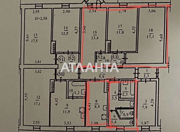 Комунальна квартира за адресою вул. Жоліо-Кюрі (площа 42,3 м²) - Atlanta.ua - фото 14