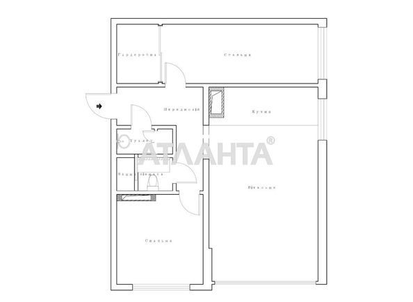 3-кімнатна квартира за адресою вул. Толбухіна (площа 86,7 м²) - Atlanta.ua - фото 31