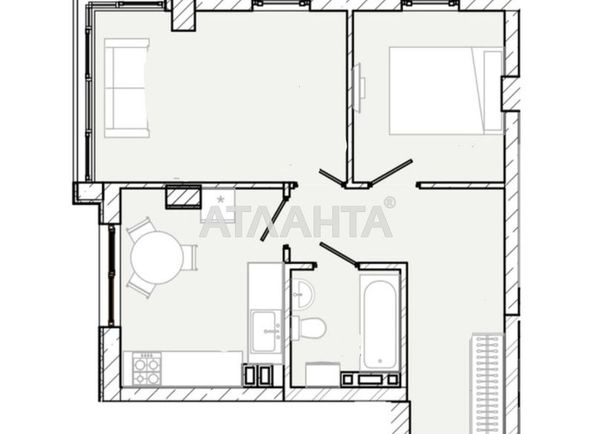 2-кімнатна квартира за адресою вул. Марсельська (площа 48,3 м²) - Atlanta.ua - фото 6