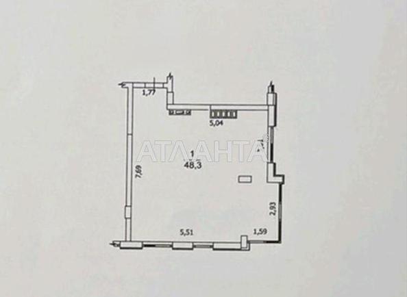 2-rooms apartment apartment by the address st. Marselskaya (area 48,3 m²) - Atlanta.ua - photo 9
