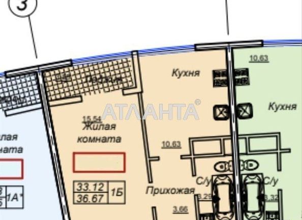 1-room apartment apartment by the address st. Genuezskaya (area 38 m²) - Atlanta.ua - photo 14