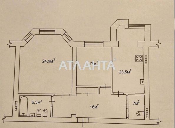 2-комнатная квартира по адресу ул. Довженко (площадь 98,5 м²) - Atlanta.ua - фото 22
