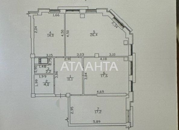 2-rooms apartment apartment by the address st. Bolshaya arnautskaya Chkalova (area 92,5 m²) - Atlanta.ua - photo 19