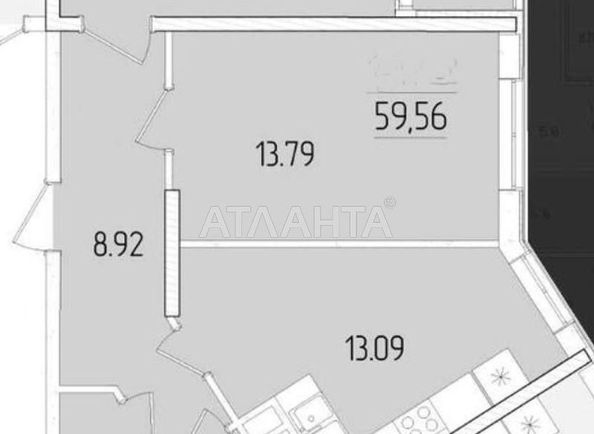 2-комнатная квартира по адресу ул. Краснова (площадь 59,6 м²) - Atlanta.ua - фото 3