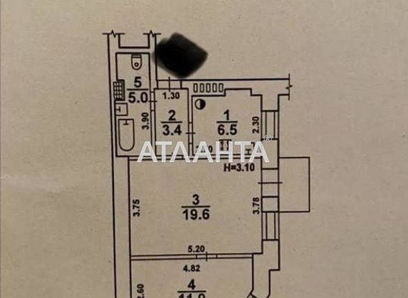 2-rooms apartment apartment by the address st. Elisavetgradskiy per Kirovskiy per (area 48 m²) - Atlanta.ua - photo 9