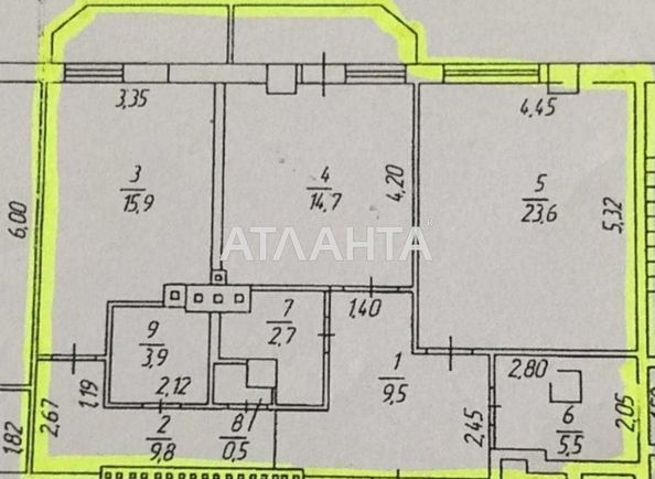 2-rooms apartment apartment by the address st. Solnechnaya (area 90 m²) - Atlanta.ua - photo 7