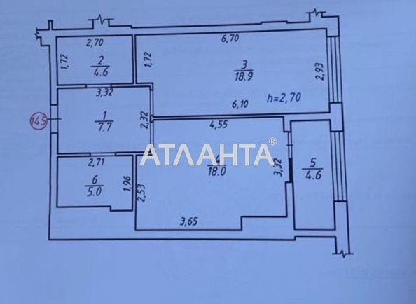 1-комнатная квартира по адресу ул. Под Голоском (площадь 58 м²) - Atlanta.ua - фото 10