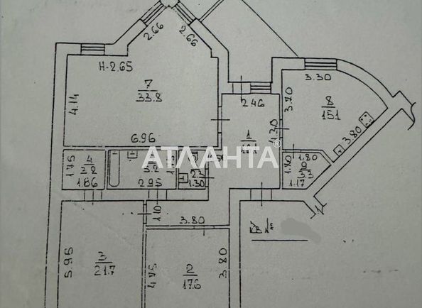 3-rooms apartment apartment by the address st. Pedagogicheskaya (area 124 m²) - Atlanta.ua - photo 2