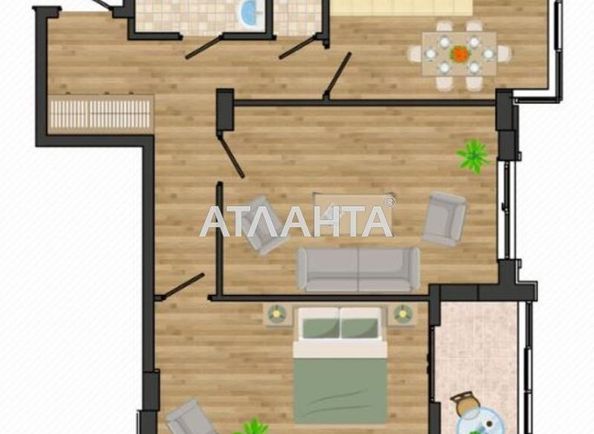 2-rooms apartment apartment by the address st. Nikolaevskaya (area 64,3 m²) - Atlanta.ua - photo 5
