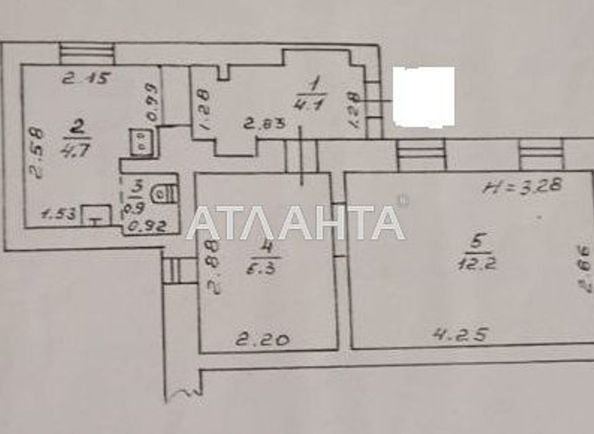 2-rooms apartment apartment by the address st. Astashkina per (area 28,2 m²) - Atlanta.ua - photo 11