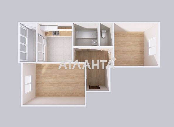 2-кімнатна квартира за адресою вул. Проїзна (площа 54 м²) - Atlanta.ua - фото 13