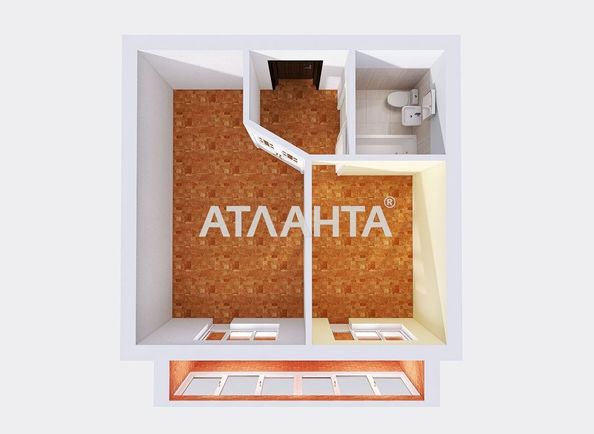 1-кімнатна квартира за адресою вул. Коралова (площа 46 м²) - Atlanta.ua - фото 10
