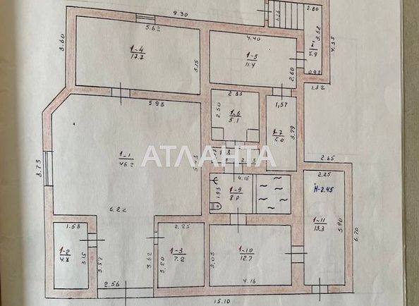 Будинок за адресою вул. Під`їзна (площа 325 м²) - Atlanta.ua - фото 31