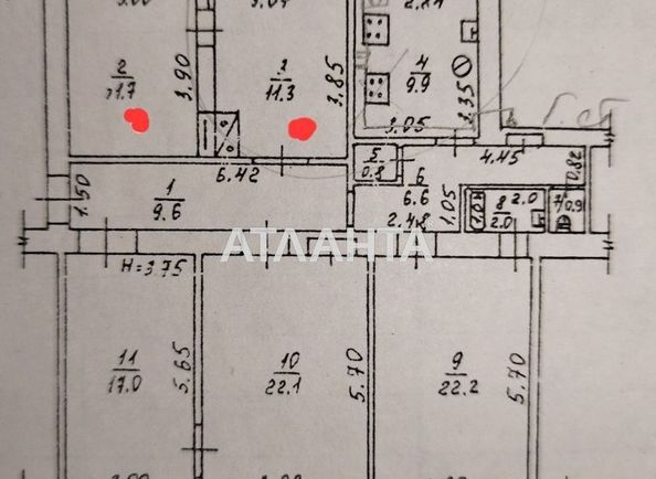 Room in dormitory apartment by the address st. Prokhorovskaya Khvorostina (area 23 m²) - Atlanta.ua - photo 16