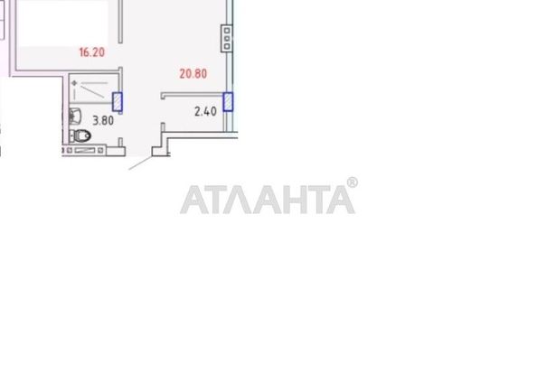 1-кімнатна квартира за адресою вул. Бочарова ген. (площа 53,9 м²) - Atlanta.ua - фото 5