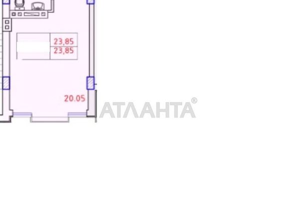 1-room apartment apartment by the address st. Bocharova gen (area 23,8 m²) - Atlanta.ua - photo 7