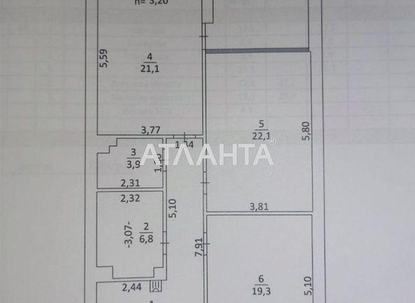 2-кімнатна квартира за адресою вул. Рєпіна (площа 95 м²) - Atlanta.ua - фото 7