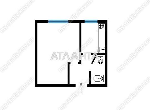 1-комнатная квартира по адресу ул. Кирилловская (площадь 22 м²) - Atlanta.ua - фото 11