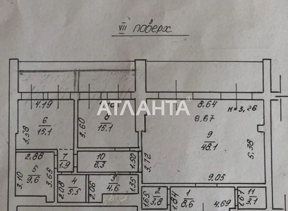 3-rooms apartment apartment by the address st. Gagarinskoe plato (area 142 m²) - Atlanta.ua - photo 14