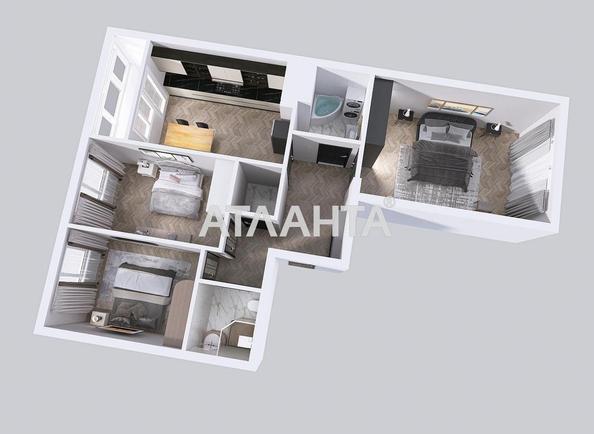 3-rooms apartment apartment by the address st. Prokhorovskaya Khvorostina (area 93 m²) - Atlanta.ua - photo 26