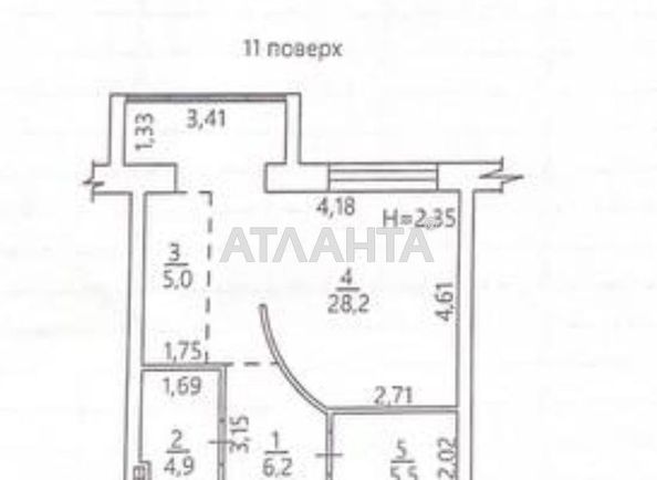 1-room apartment apartment by the address st. Vilyamsa ak (area 49,8 m²) - Atlanta.ua - photo 20