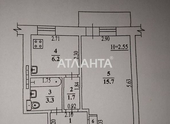 1-room apartment apartment by the address st. Fontanskaya dor Perekopskoy Divizii (area 31 m²) - Atlanta.ua - photo 10
